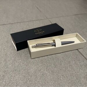 Parker Silver and Gray Ballpoint Pen